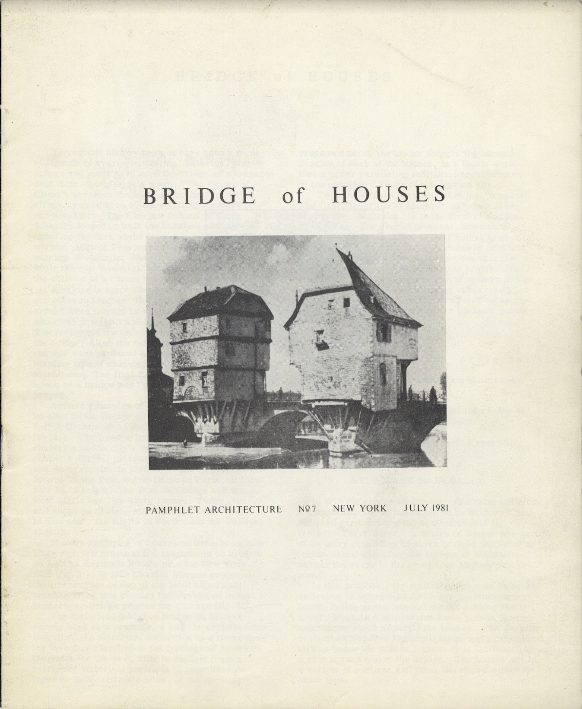 7: Bridge of Houses
